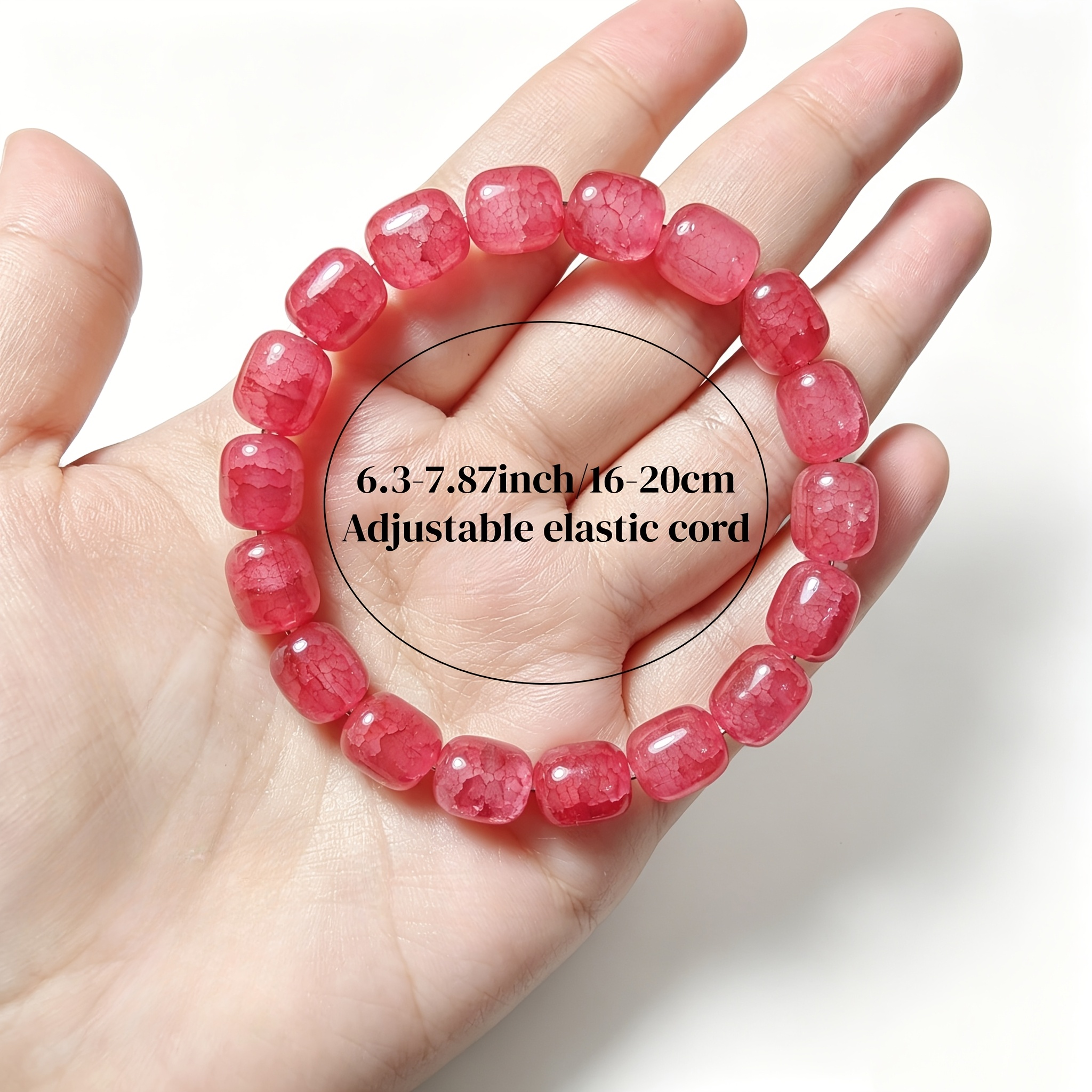 Garnet Bracelet, Vibrant Stone for Good Luck, Ideal Gift